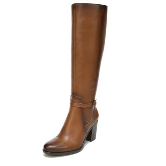 Naturalizer Other - Naturalizer Womens Kalina Knee High Tall Boots Cider Spice Leather Wide Calf 8 W